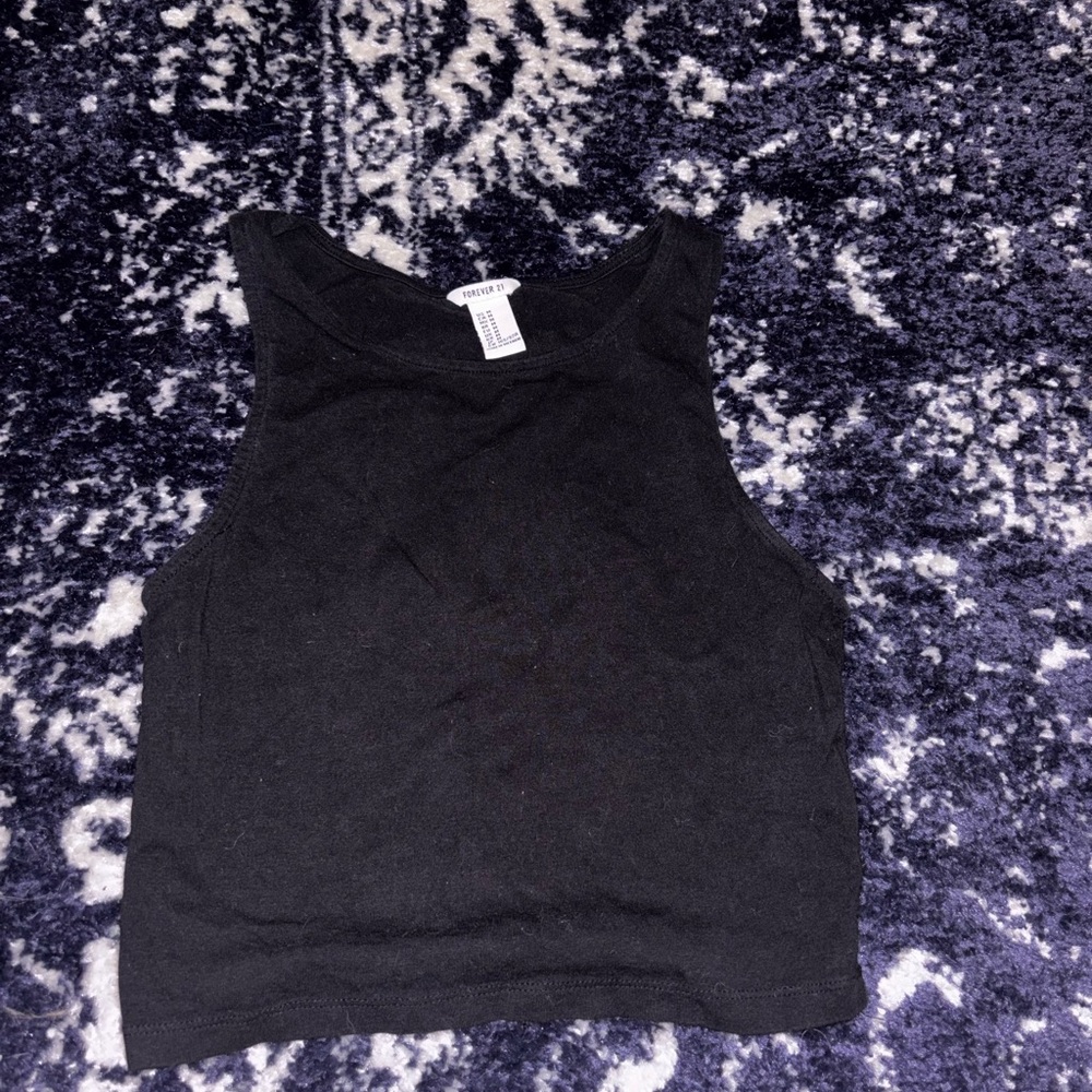 Forever 21 Black Crop Top